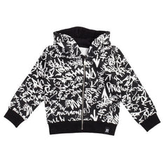 john richmond Abbigliamento Felpe graffiti black o-wht / 6M john richmond - Abbigliamento - Felpe - Felpe