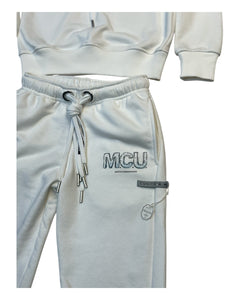 MCU Marco Cassese Union Abbigliamento Completi MCU by SWAROVSKI - COMPLETO FELPA CAPPUCCIO E PANTALONE P/E 2025 GARZATO