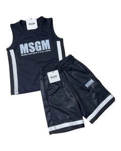 msgm Abbigliamento Completi MSGM COMPLETO BASKET