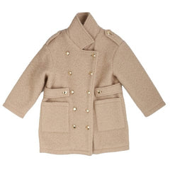 trussardi Abbigliamento Cappotti E Giubbini beige dune / 6A trussardi - Abbigliamento - Cappotti E Giubbini - LUNGO CAPOTTO BORONDIR