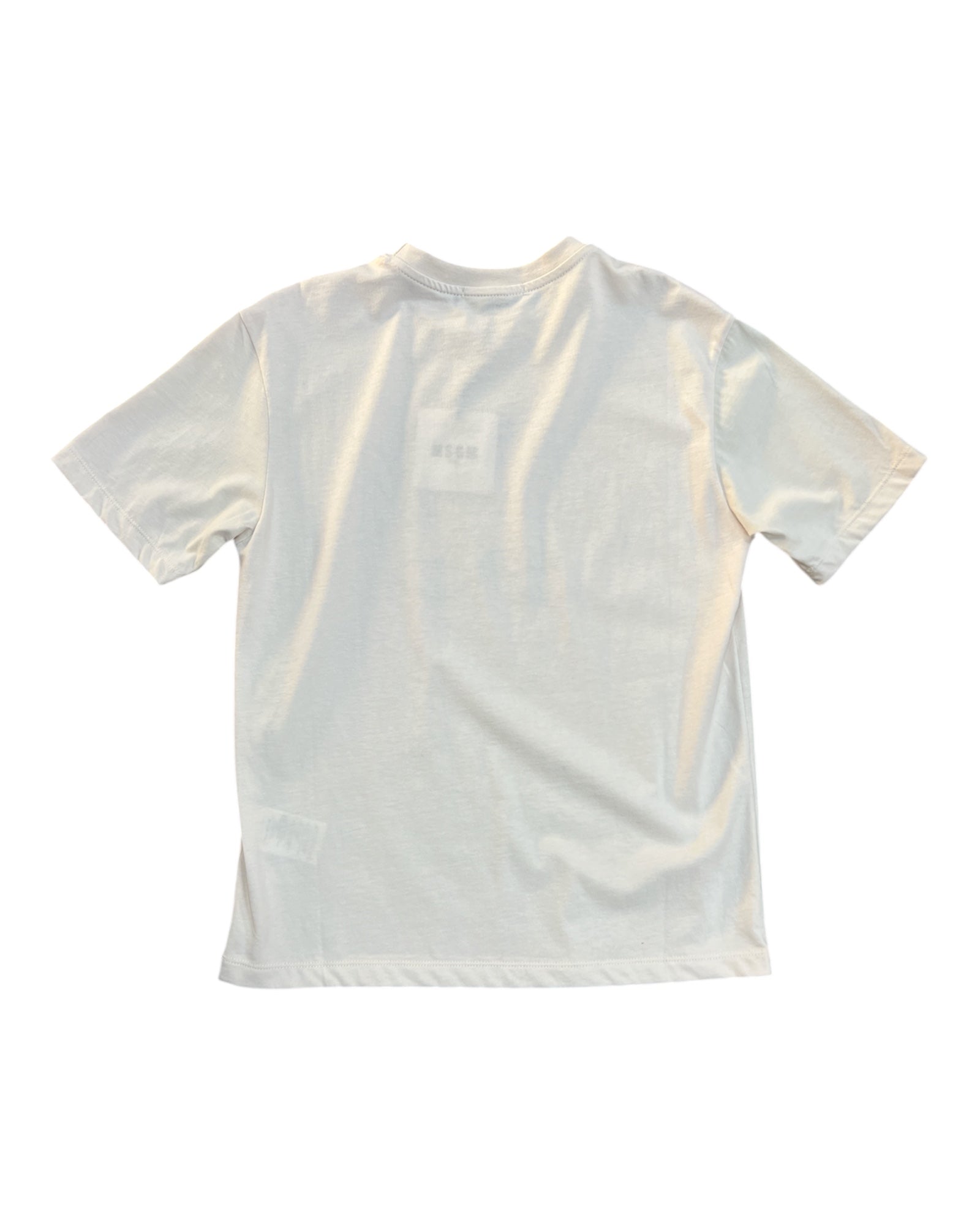 MSGM T-SHIRT PANNA