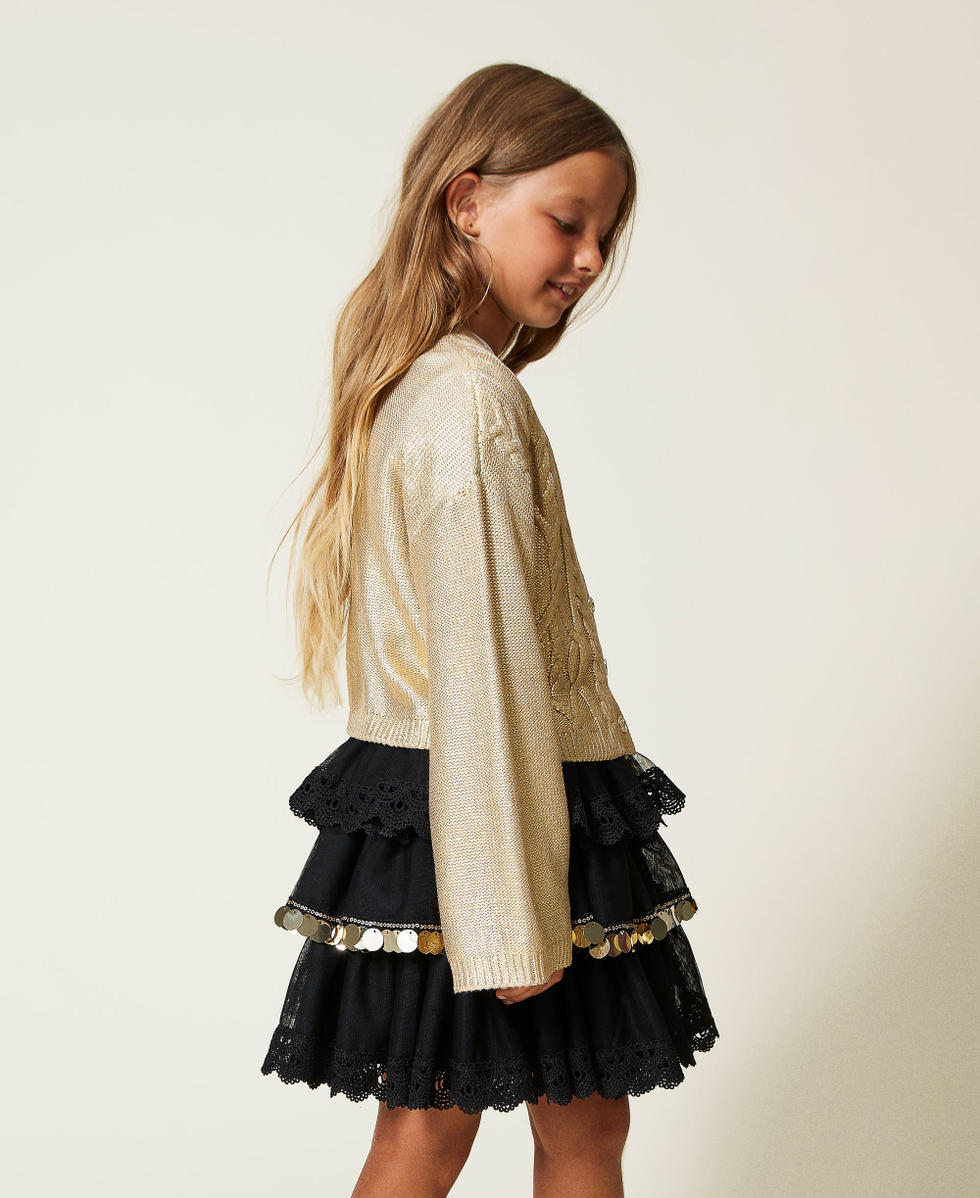 Cardigan Twinset oro