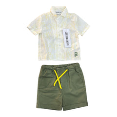 Bikkembergs Abbigliamento Completi 3M BIKKEMBERGS Pantaloncino e camicia ( completo di nascita 3 mesi )