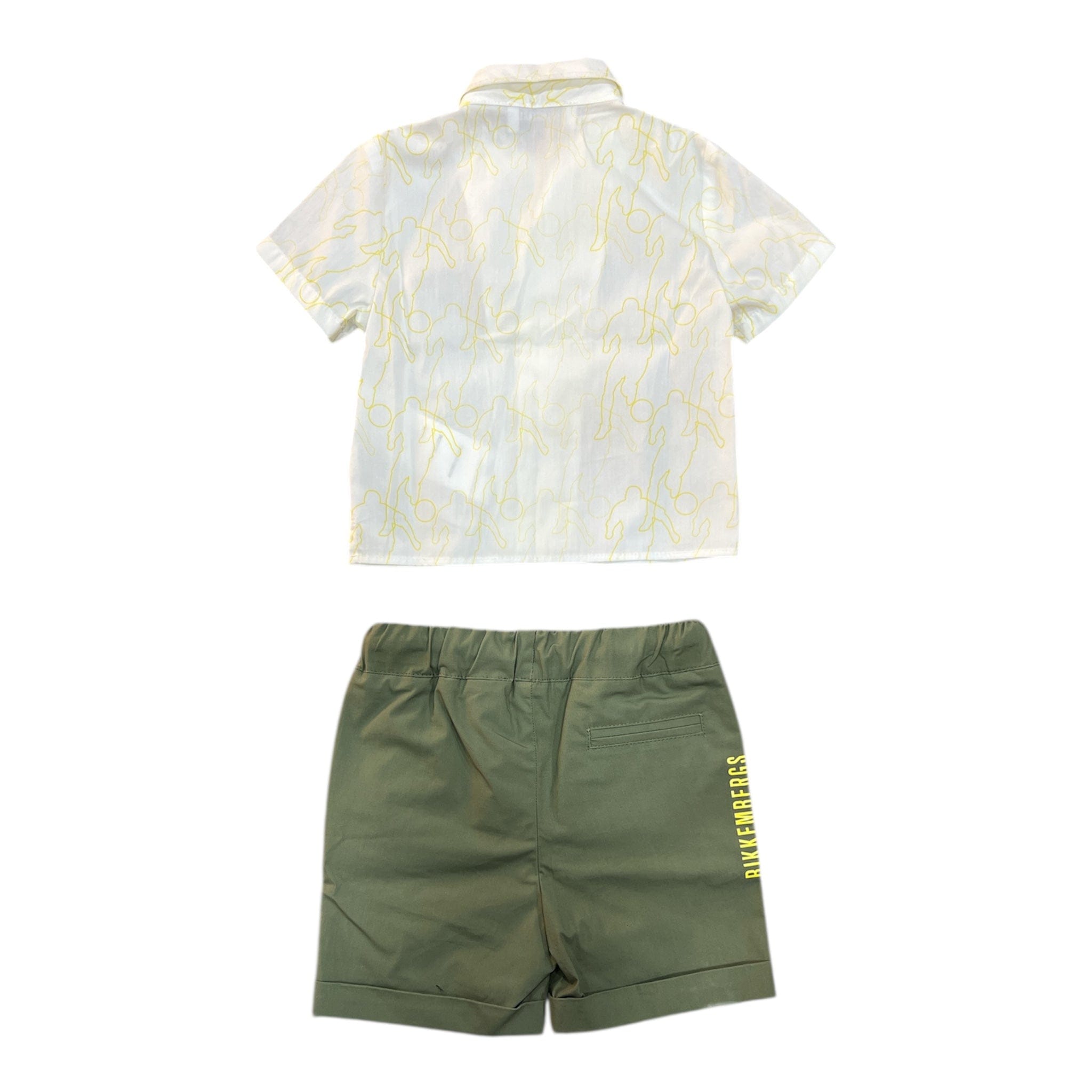 Bikkembergs Abbigliamento Completi 3M BIKKEMBERGS Pantaloncino e camicia ( completo di nascita 3 mesi )