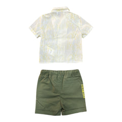 Bikkembergs Abbigliamento Completi 3M BIKKEMBERGS Pantaloncino e camicia ( completo di nascita 3 mesi )