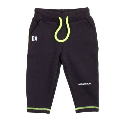 daniele alessandrini Abbigliamento Pantaloni black yellow fluo / 18M daniele alessandrini - Abbigliamento - Pantaloni - Pantaloni