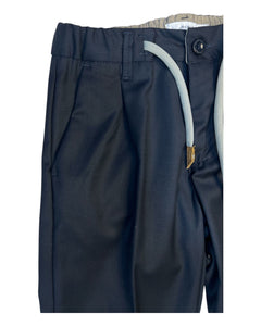 Jeckerson Abbigliamento Pantaloni Jeckerson Pantalone pinces e lacci blu