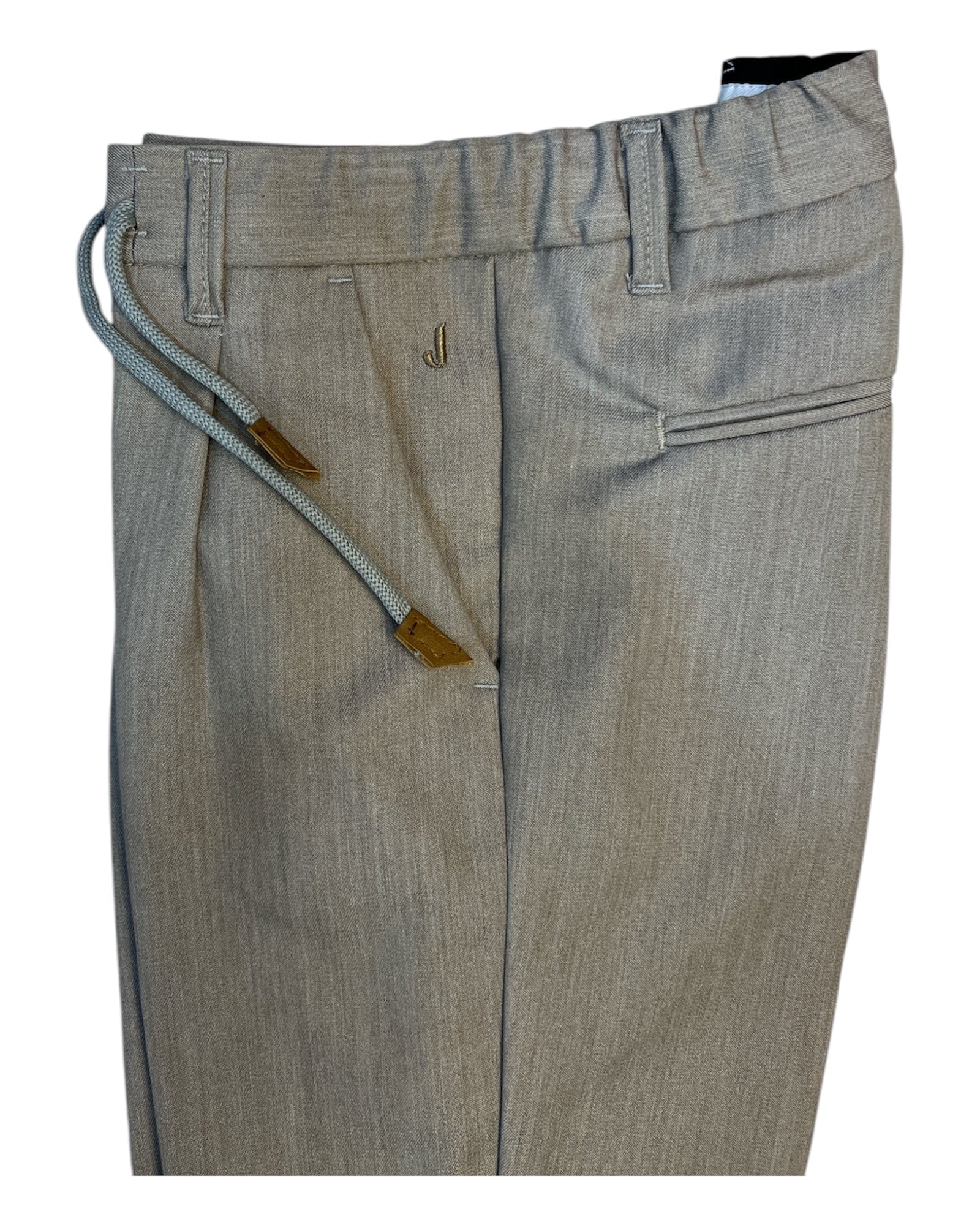 Jeckerson Abbigliamento Pantaloni Jeckerson Pantalone Pinces e lacci color burro