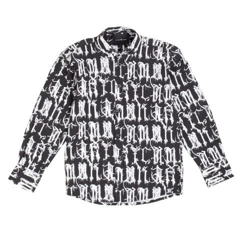 john richmond Abbigliamento Camicie gothic black white / 2A john richmond - Abbigliamento - Camicie - Camicie