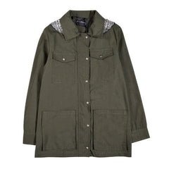 john richmond Abbigliamento Camicie verde militare / 6A john richmond - Abbigliamento - Camicie - Camicie