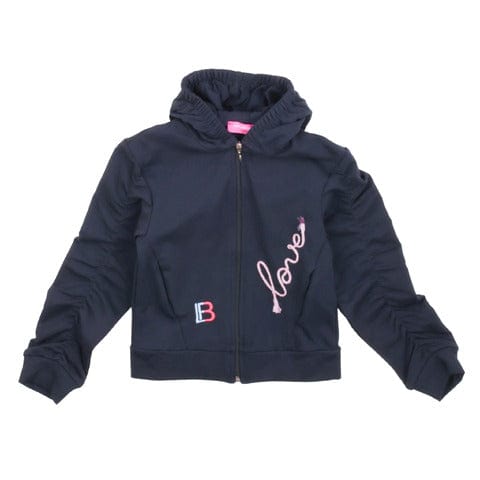 laura biagiotti Abbigliamento Felpe blu / 2A laura biagiotti - Abbigliamento - Felpe - FELPA ZIP E CAPPUCCIO