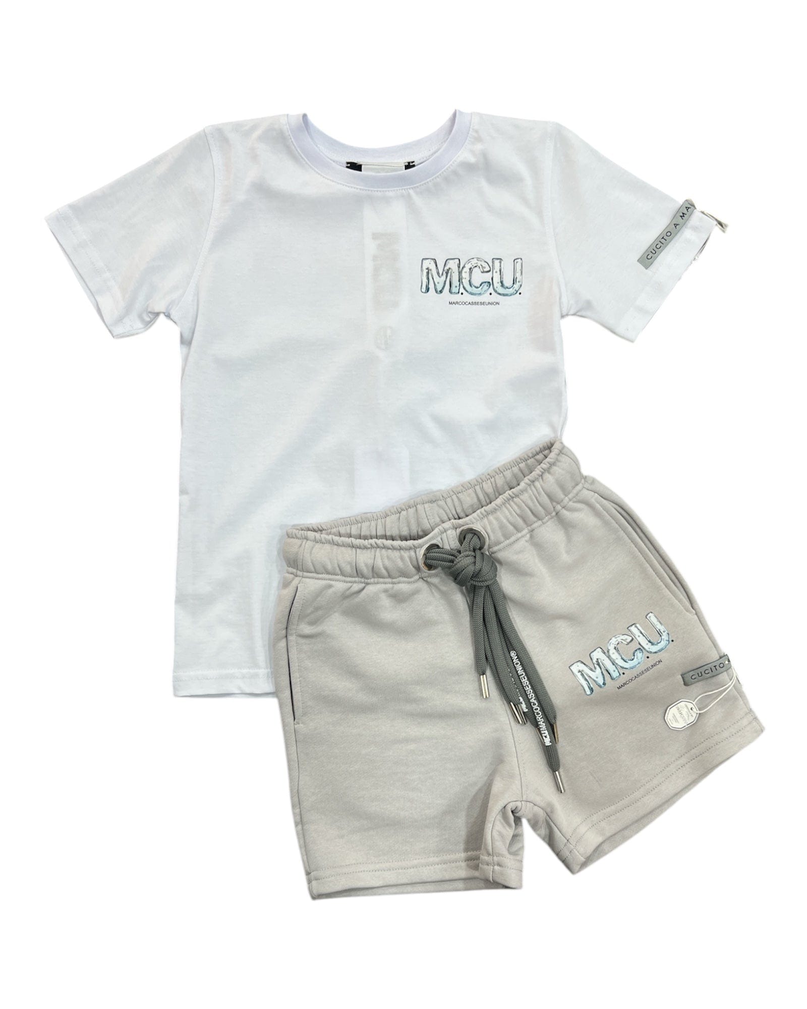 MCU Marco Cassese Union Abbigliamento Completi COMPLETO T SHIRT + SHORTS MCU SWAROVSKI