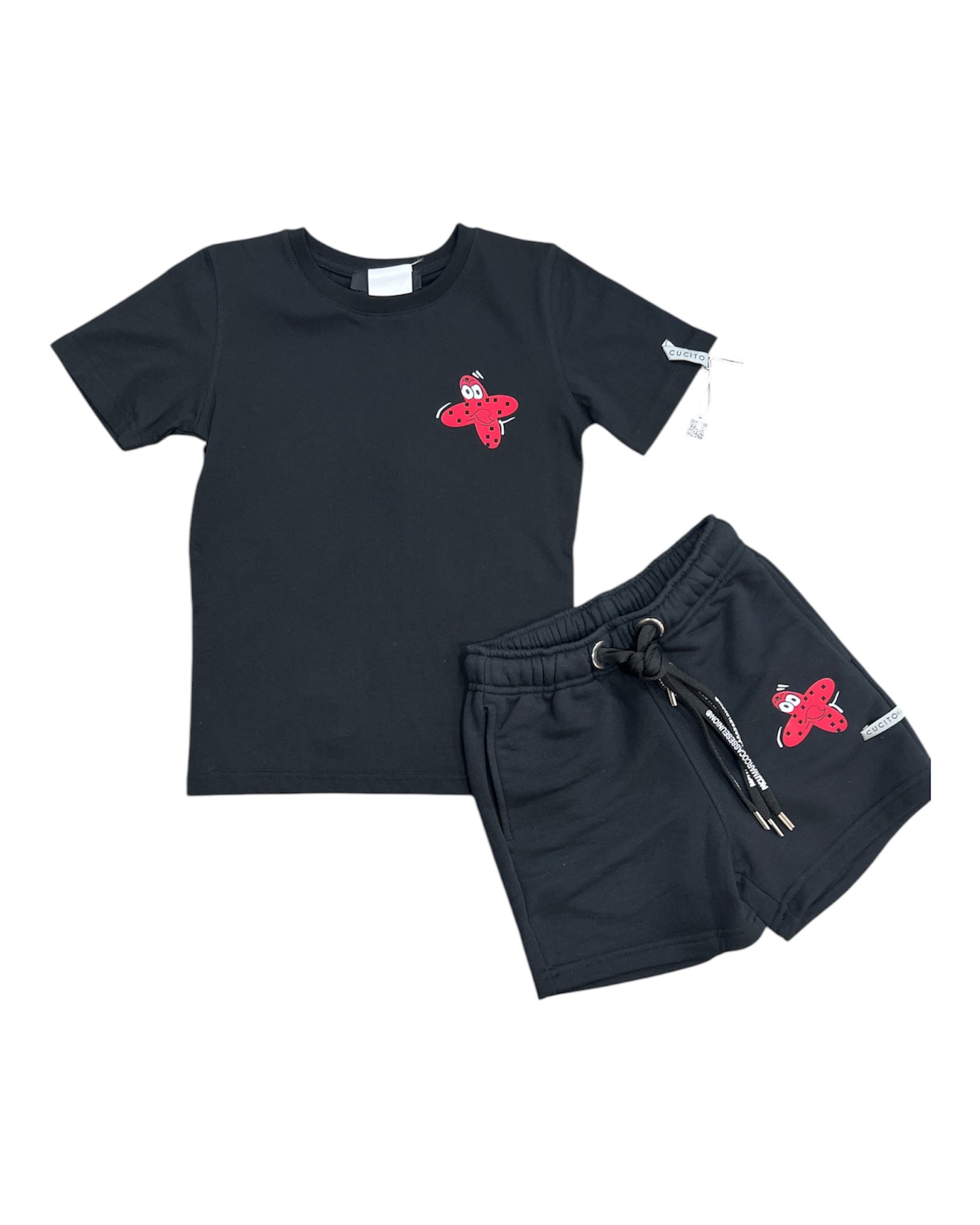 MCU Marco Cassese Union Abbigliamento Completi COMPLETO T SHIRT + SHORTS MCU SWAROVSKI