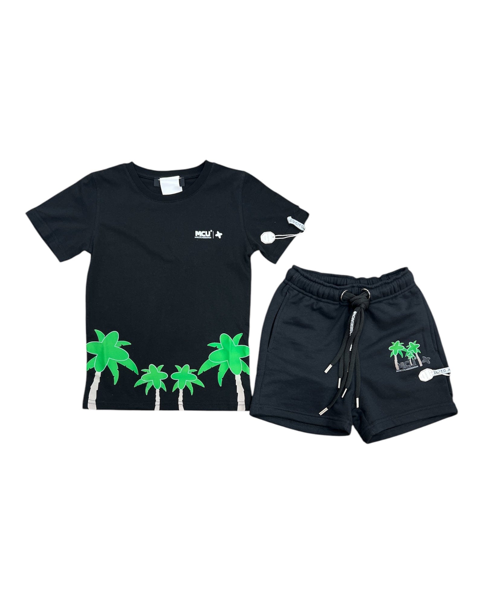 MCU Marco Cassese Union Abbigliamento Completi COMPLETO T SHIRT + SHORTS MCU SWAROVSKI