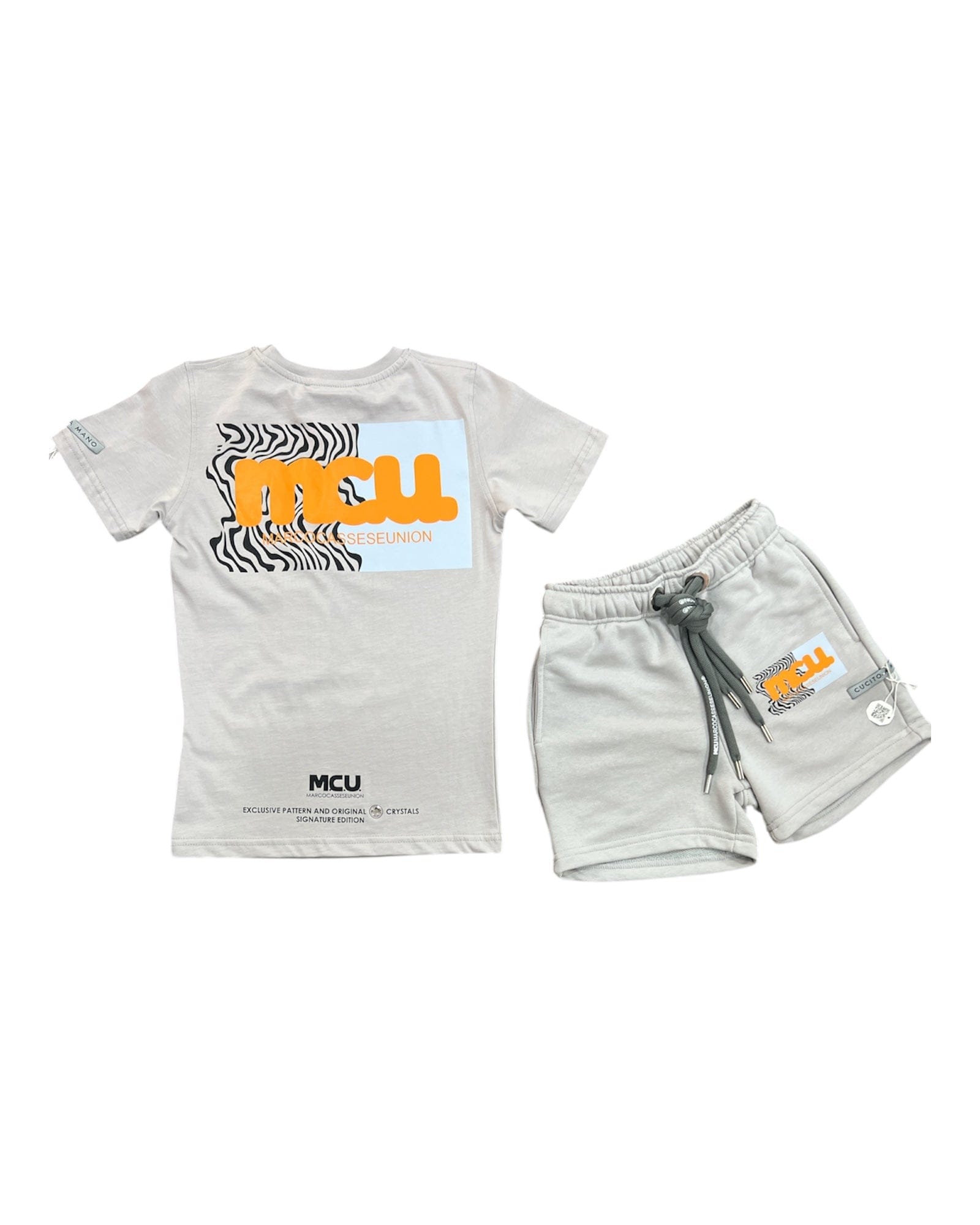 MCU Marco Cassese Union Abbigliamento Completi COMPLETO T SHIRT + SHORTS MCU SWAROVSKI