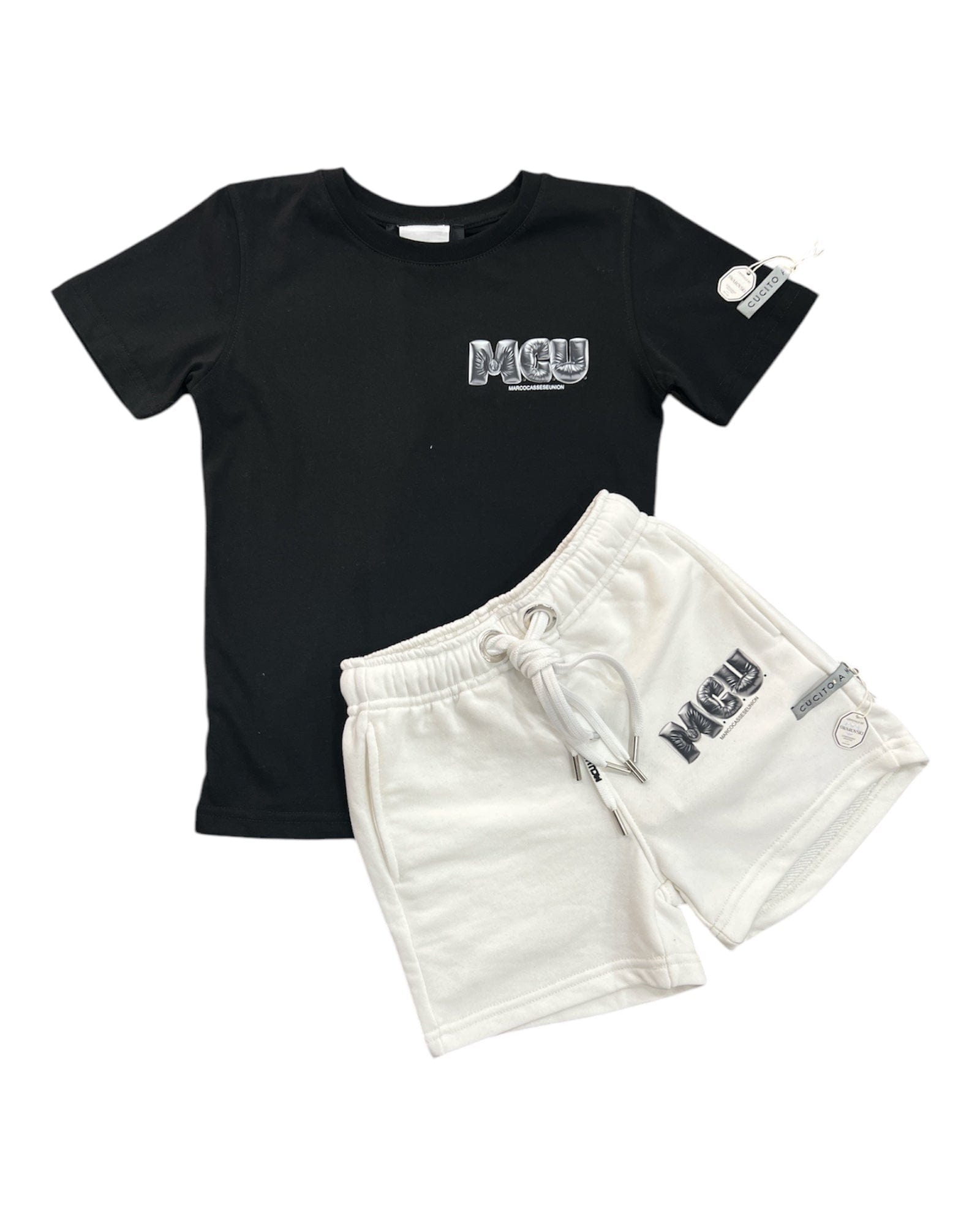 MCU Marco Cassese Union Abbigliamento Completi COMPLETO T SHIRT + SHORTS MCU SWAROVSKI