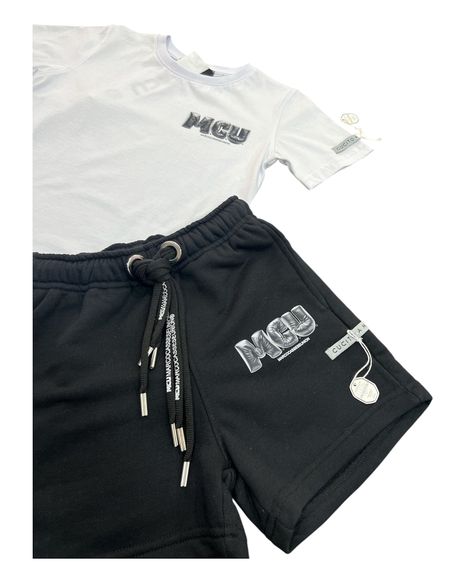 MCU Marco Cassese Union Abbigliamento Completi COMPLETO T SHIRT + SHORTS MCU SWAROVSKI