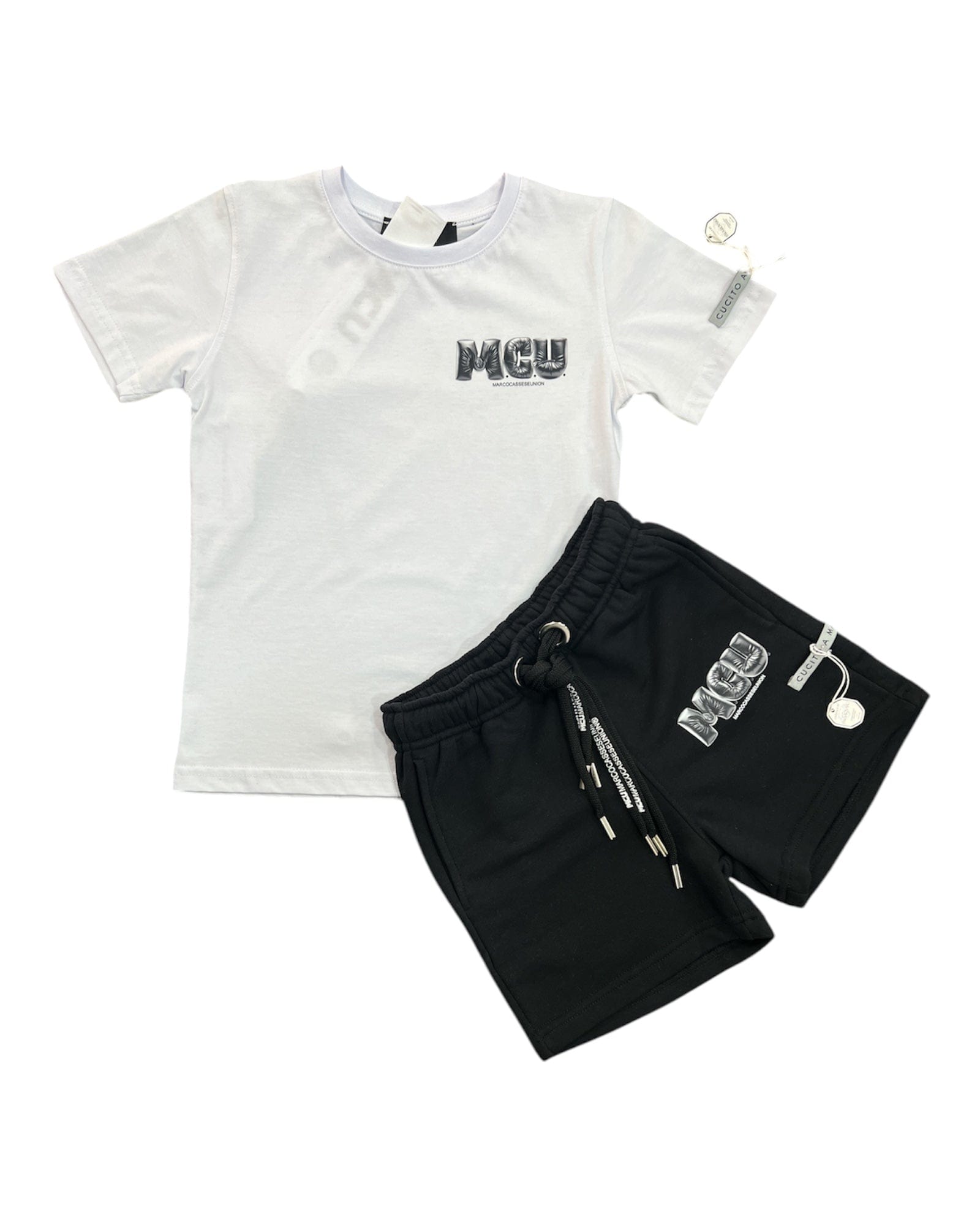 MCU Marco Cassese Union Abbigliamento Completi COMPLETO T SHIRT + SHORTS MCU SWAROVSKI