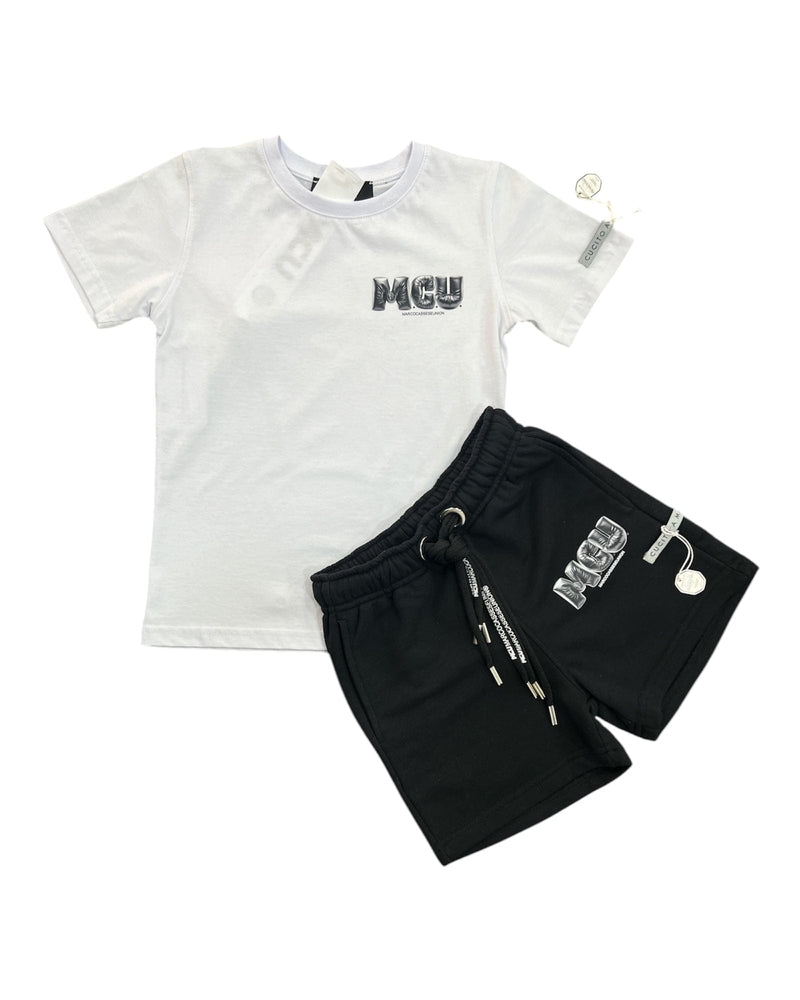 MCU Marco Cassese Union Abbigliamento Completi COMPLETO T SHIRT + SHORTS MCU SWAROVSKI