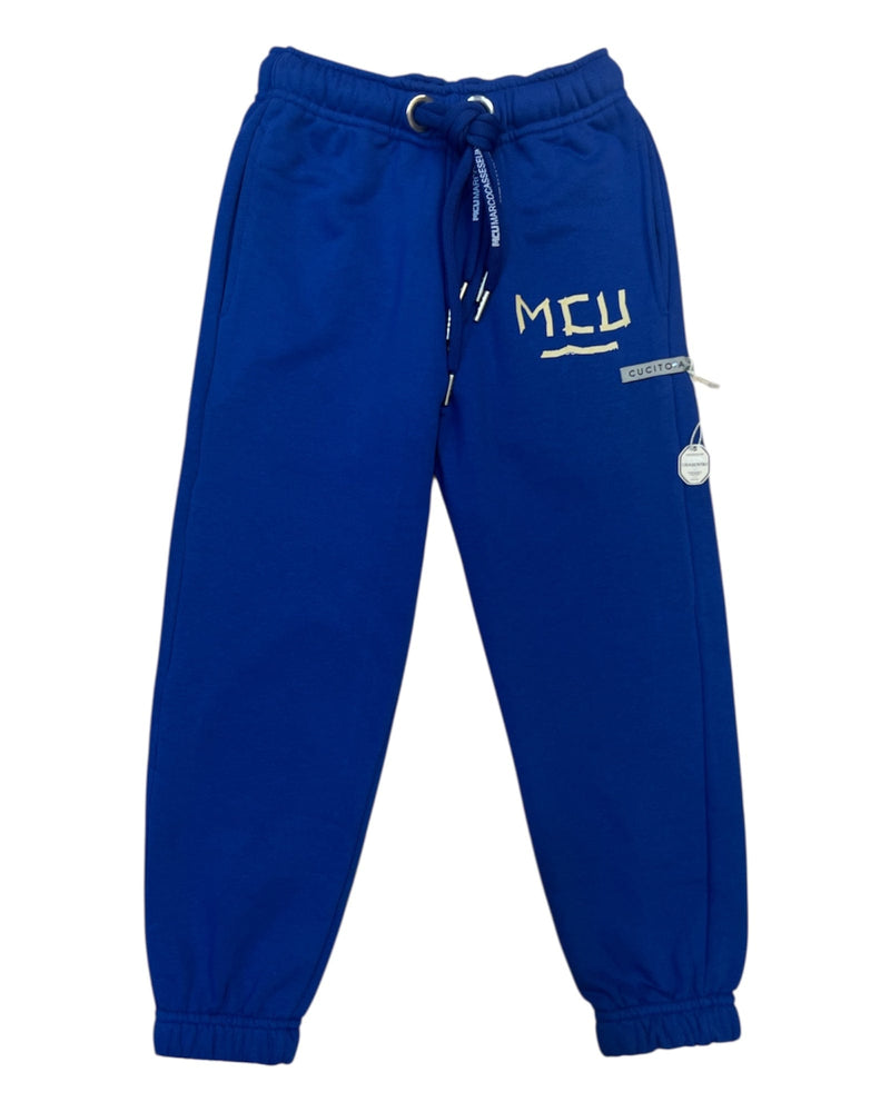 MCU Marco Cassese Union Abbigliamento Completi MCU by SWAROVSKI - COMPLETO FELPA CAPPUCCIO E PANTALONE P/E 2025 GARZATO