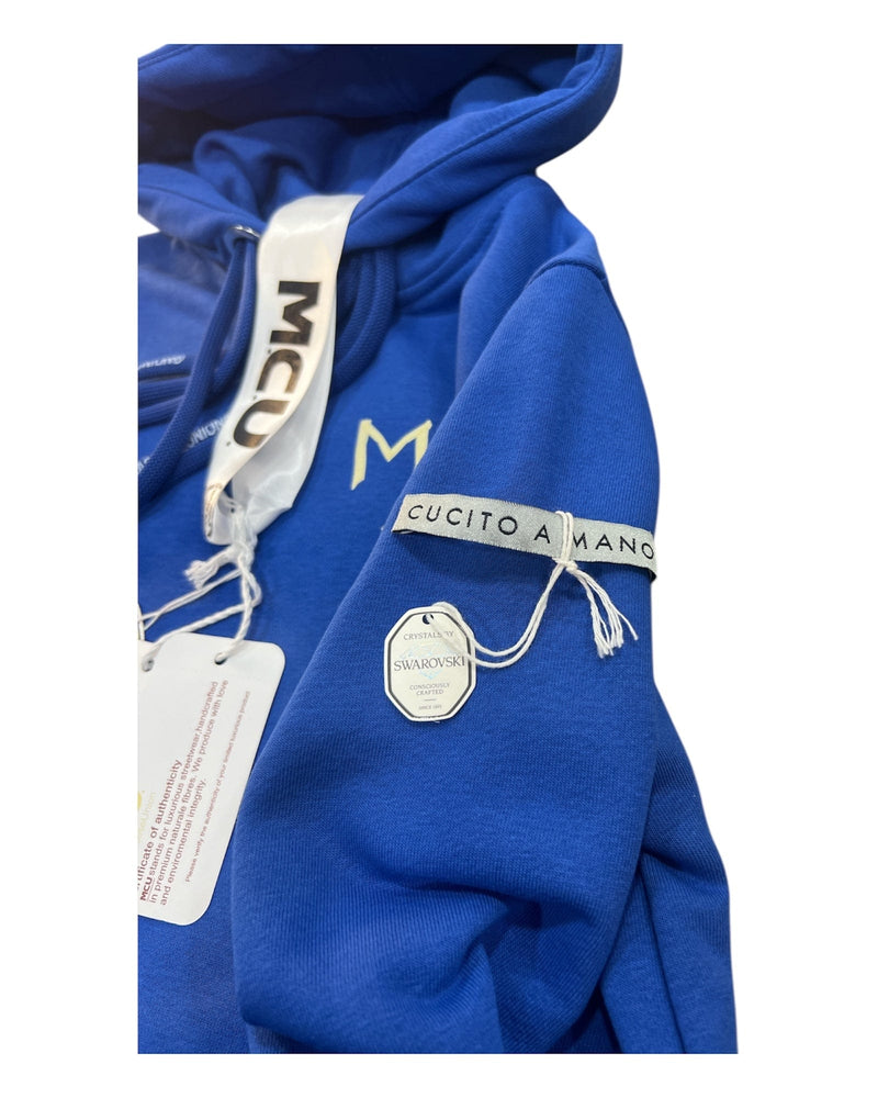 MCU Marco Cassese Union Abbigliamento Completi MCU by SWAROVSKI - COMPLETO FELPA CAPPUCCIO E PANTALONE P/E 2025 GARZATO