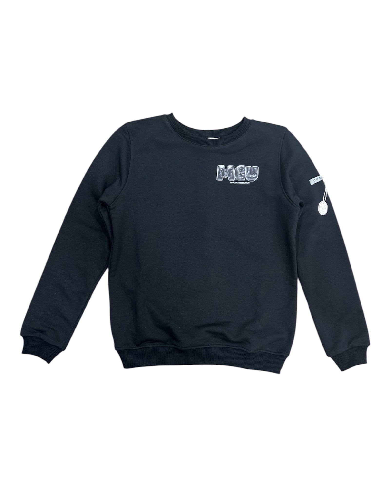 MCU Marco Cassese Union Abbigliamento Felpe MCU by SWAROVSKI - FELPA GIROCOLLO P/E 2025