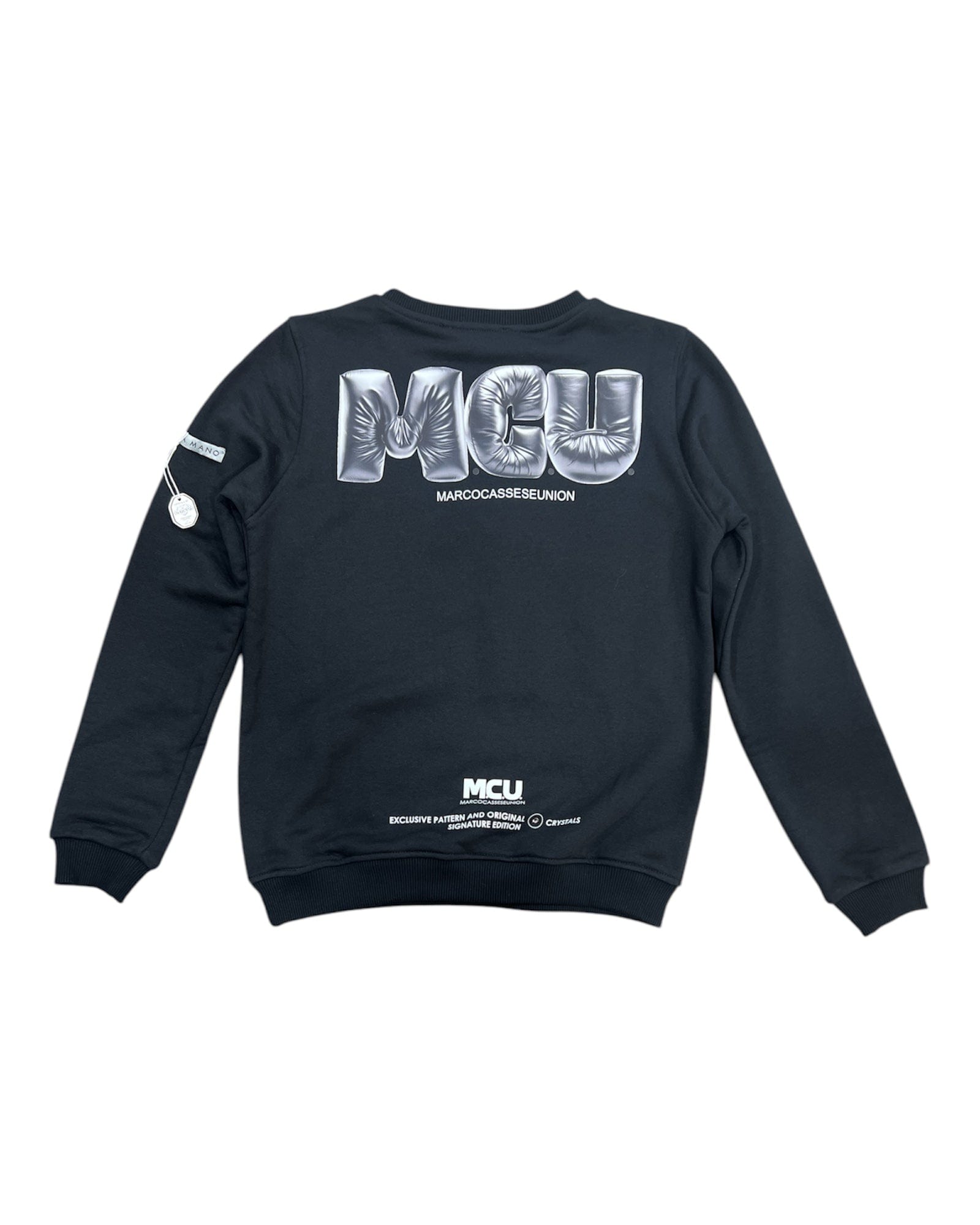MCU Marco Cassese Union Abbigliamento Felpe MCU by SWAROVSKI - FELPA GIROCOLLO P/E 2025