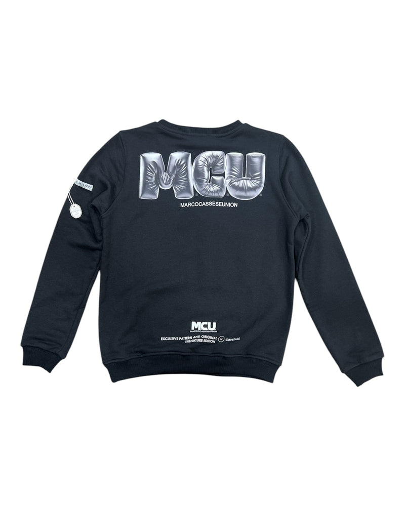 MCU Marco Cassese Union Abbigliamento Felpe MCU by SWAROVSKI - FELPA GIROCOLLO P/E 2025
