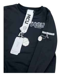 MCU Marco Cassese Union Abbigliamento Felpe MCU by SWAROVSKI - FELPA GIROCOLLO P/E 2025