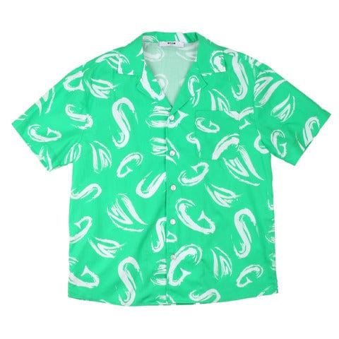 msgm Abbigliamento Camicie verde / 10A msgm - Abbigliamento - Camicie - Camicie