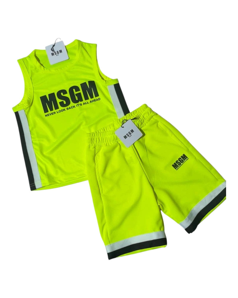 msgm Abbigliamento Completi MSGM COMPLETO BASKET