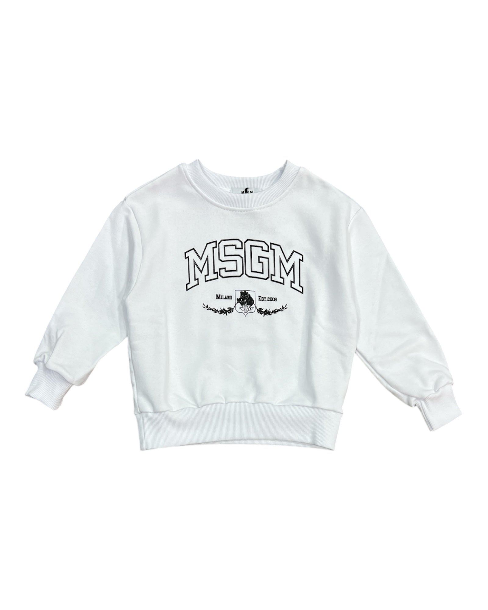 msgm Abbigliamento Felpe MSGM FELPA BIANCA
