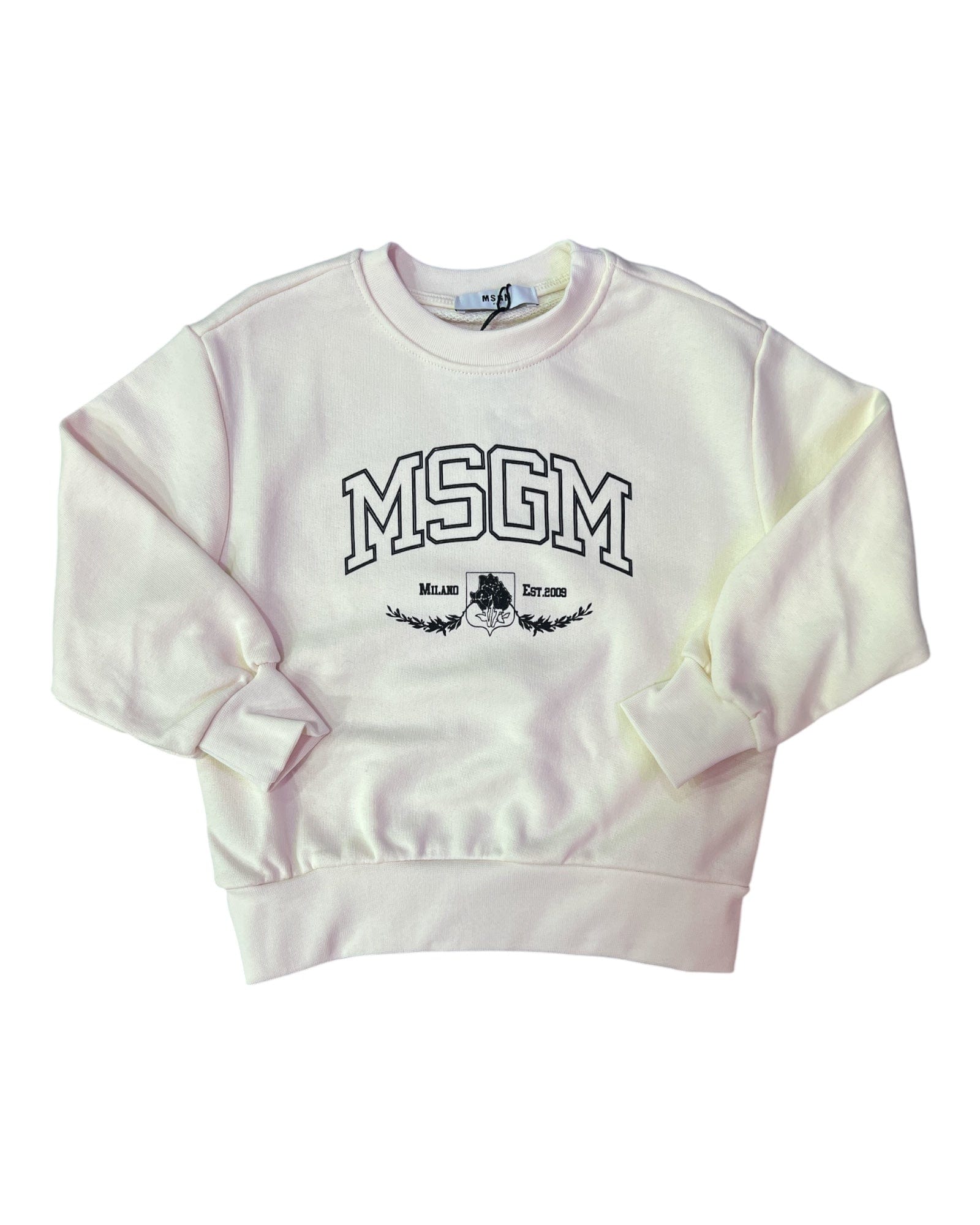 msgm Abbigliamento Felpe MSGM FELPA PANNA