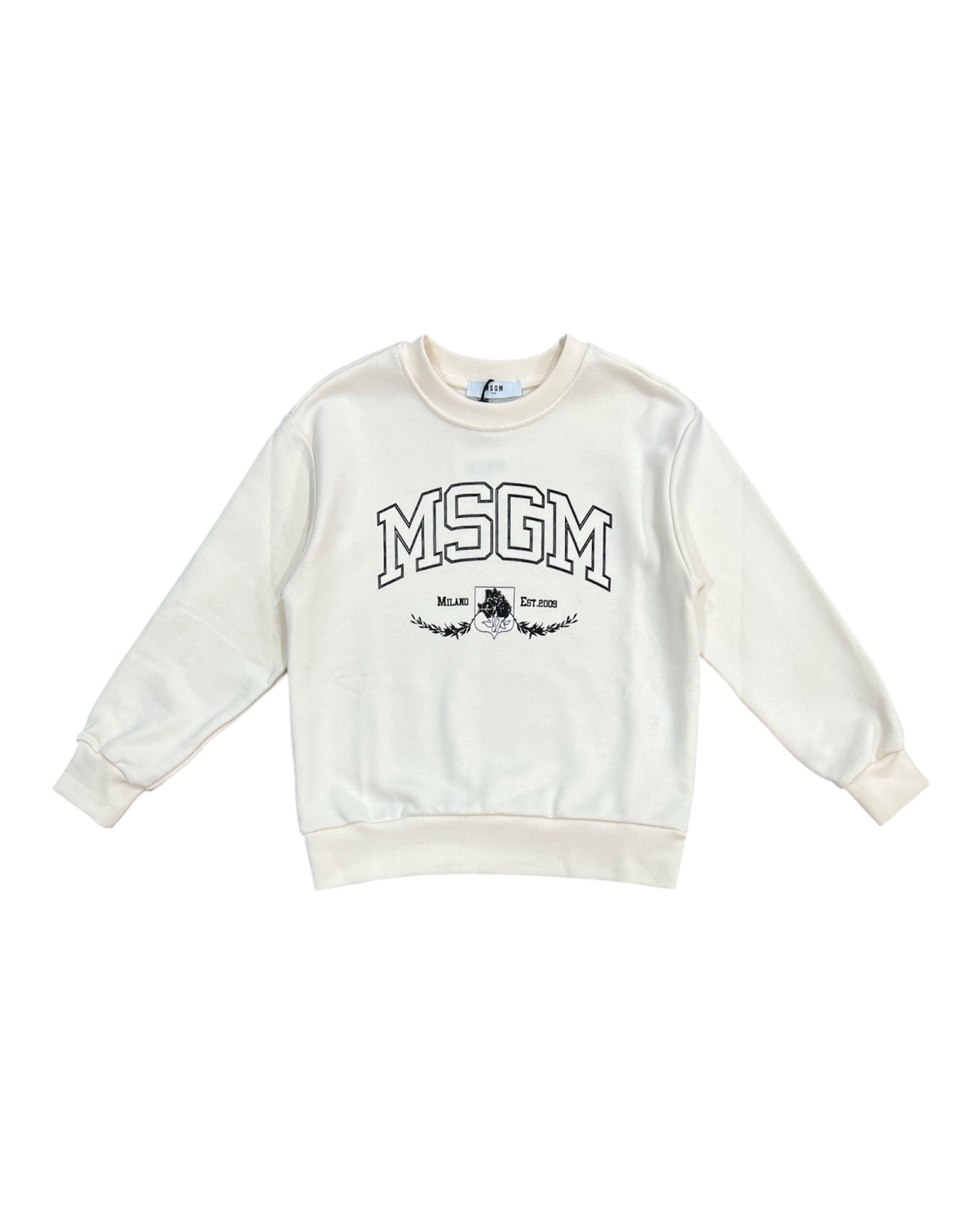 msgm Abbigliamento Felpe MSGM FELPA PANNA