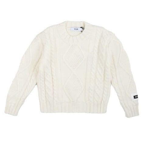 msgm Abbigliamento Maglie cream / 4A msgm - Abbigliamento - Maglie - Maglie