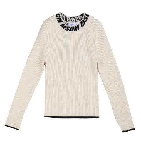 msgm Abbigliamento Maglie crema / 6A msgm - Abbigliamento - Maglie - Maglie