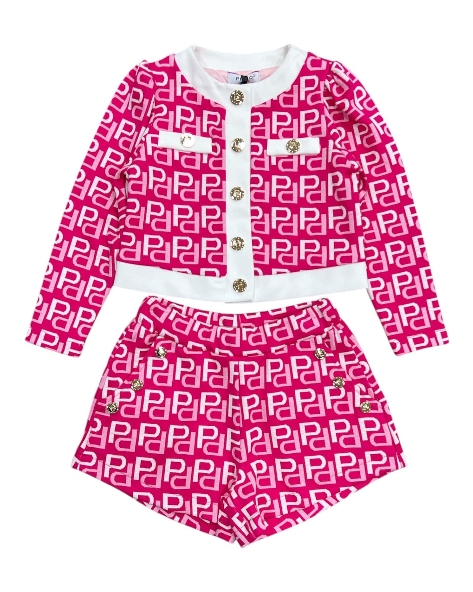 pinko Abbigliamento Completi Pinko Completo con pantaloncino bambina da 3 a 7 anni