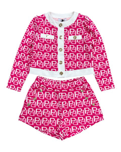 pinko Abbigliamento Completi Pinko Completo con pantaloncino bambina da 3 a 7 anni