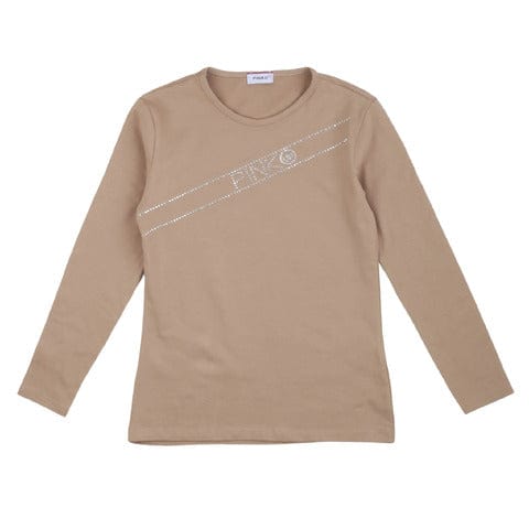 pinko Abbigliamento T-Shirt beige / 8A pinko - Abbigliamento - T-Shirt - T-SHIRT MANICA LUNGA