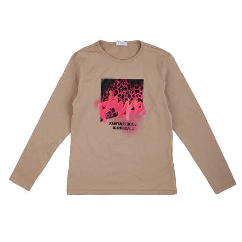 pinko Abbigliamento T-Shirt beige / 8A pinko - Abbigliamento - T-Shirt - T-SHIRT MANICA LUNGA