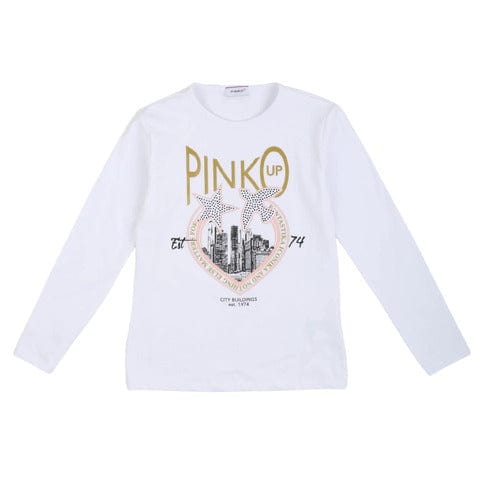 pinko Abbigliamento T-Shirt bianco / 8A pinko - Abbigliamento - T-Shirt - T-SHIRT MANICA LUNGA