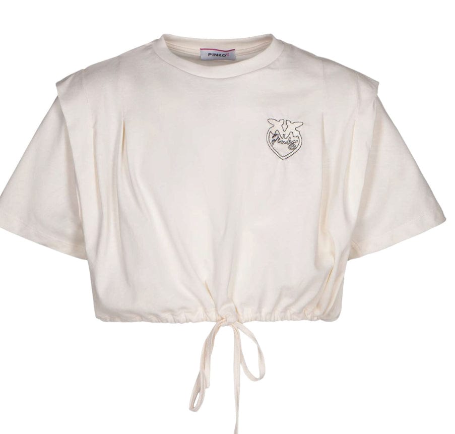 pinko Abbigliamento T-shirt Bianco Panna / 16A Pinko T Shirt