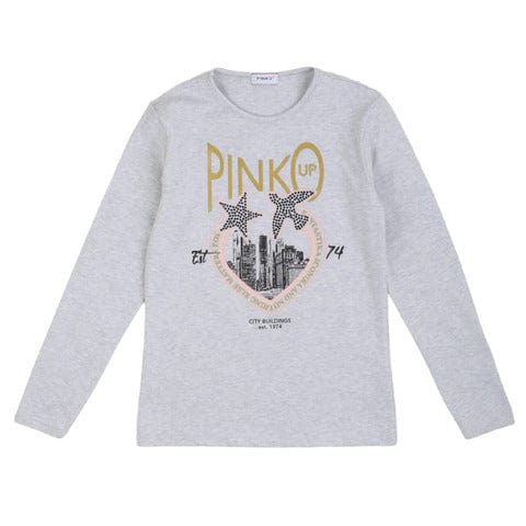 pinko Abbigliamento T-Shirt grigio / 8A pinko - Abbigliamento - T-Shirt - T-SHIRT MANICA LUNGA
