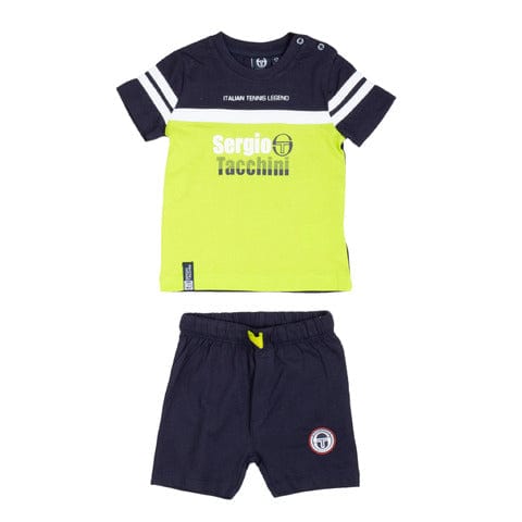 sergio tacchini Abbigliamento Completi lime / 12M sergio tacchini - Abbigliamento - Completi - Completi