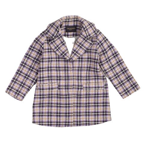 trussardi Abbigliamento Cappotti E Giubbini check lillac / 6A trussardi - Abbigliamento - Cappotti E Giubbini - Cappotti