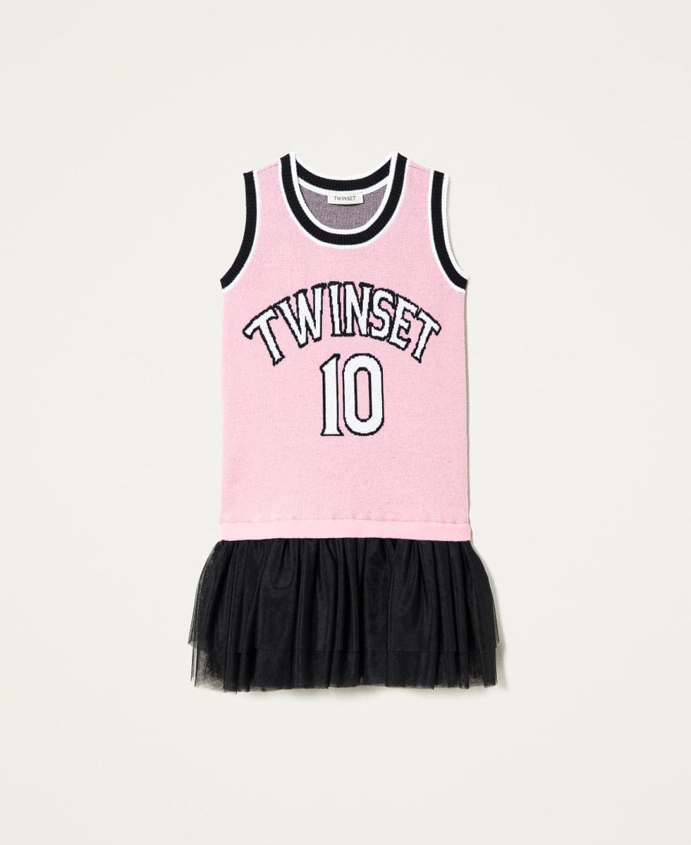 Twinset Abbigliamento Abiti Twinset abito con tulle bambina