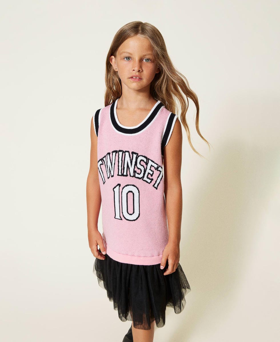 Twinset Abbigliamento Abiti Twinset abito con tulle bambina