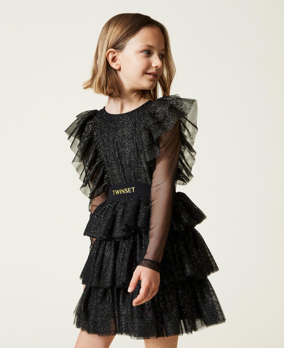 Twinset Abbigliamento Abiti Twinset abito glitter elegante per bambina e ragazza