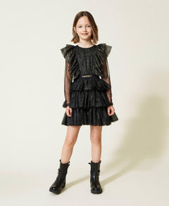 Twinset Abbigliamento Abiti Twinset abito glitter elegante per bambina e ragazza